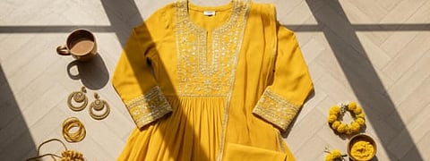 Beautiful Haldi and ethnic outfits that incorporate comfort, charm, and cultural beauty. These chic styles bring affordability into one wedding trousseau.