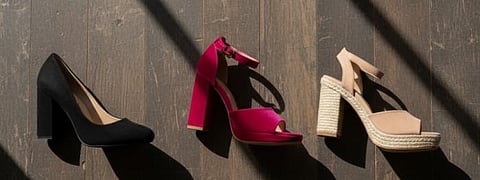 We have provided you exquisitely designed block heels that are both stylish and comfortable to wear. Whether shopping, dressing up to attend a wedding or party.