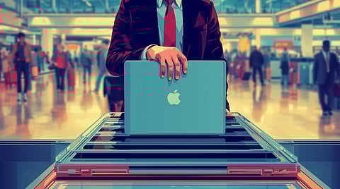 Airport security scanners are safe for your laptops, SSDs, and flash drives.
