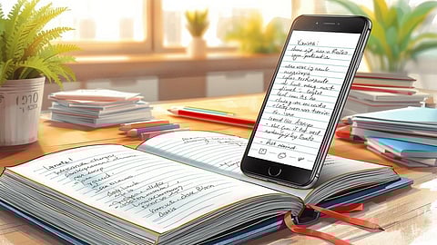 Reusable notebooks combine traditional writing with digital convenience, reducing paper waste in Indian classrooms and offices.