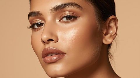 A soft glam moment that shows how bronzer brings warmth and contour adds definition for a naturally sculpted glow.