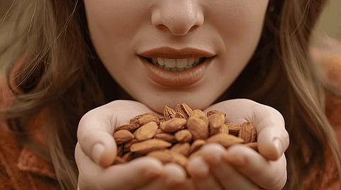 Almonds are packed with healthy fats, essentials minerals, antioxidants and vitamins 