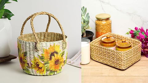Style meets storage—Habere India’s handwoven baskets hide everyday clutter beautifully, bringing calm, order and natural charm to your home.