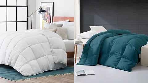Upgrade your sleep with premium comforters designed for Indian weather—lightweight, cosy & perfect for AC rooms. Everyday use & hotel-like comfort at home.