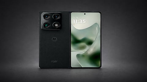 The Motorola Razr Fold features an 8.1-inch 2K LTPO inner display.