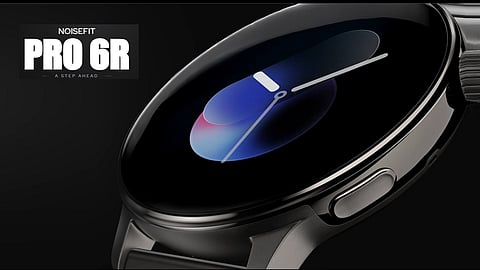 The NoiseFit Pro 6R features a circular design and offers several interesting features.