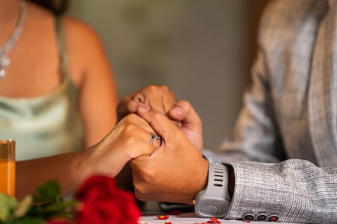 Hand in hand without phones - this Valentine's, rediscover the simple joy of undivided attention and real connection.