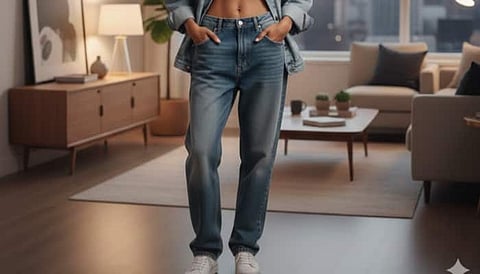 Sustainable Wide-Leg Denim Collection on Myntra