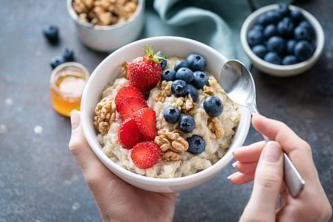 Have your breakfast because it provides energy and enhances mental focus while establishing a healthy lifestyle.