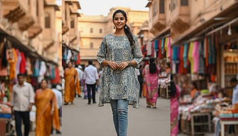 Sustainable Kurti Collection on Myntra