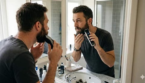 Cordless beard trimmer and multi grooming kit for everyday grooming.