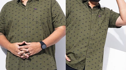 Here's a collection of plus-size men’s shirts in prints, checks, and solid styles for summer wear.