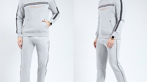 Tracksuits have become a go-to clothing option for men.

