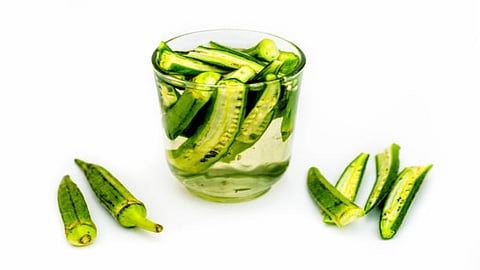 Okra water lowers bad cholesterol by altering the bile production in the intestines. This helps in eliminating the clots and deposited cholesterol