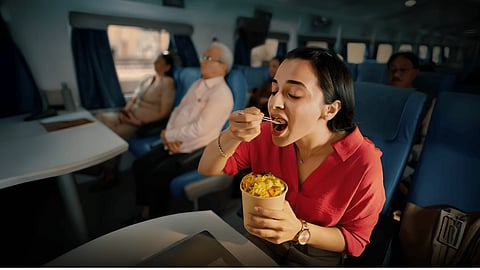 To place an order, search "Train" or "IRCTC" on the Zomato app, enter your PNR or train number, select a delivery station, and choose from available restaurants. You can pre-book up to 7 days in advance or order as late as 30 minutes before your train reaches the station. 