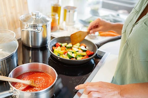 In terms of speed, induction cooktop is a clear winner and has advantage over electric cooktops. 