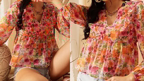 These floral tops are perfect for everyday wear, office, brunch, and vacations.