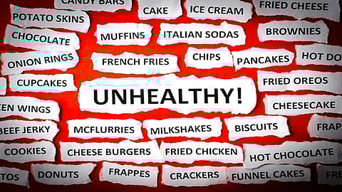 Ultra-processed foods will contain strong amounts of saturated fat, salt, and sugar. 