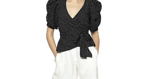 These affordable polka dot tops will make you stand out on any occasion.