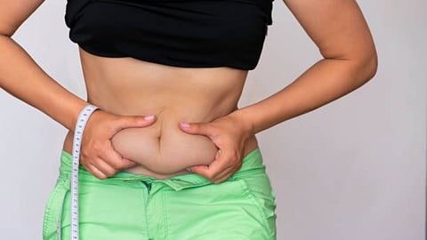 Visceral fat around the abdomen may produce chemical that can decrease insulin sensitivity and boost type 2 diabetes risk. 