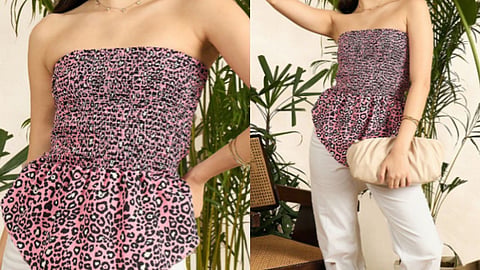 Stay cool this summer with bandeau tops.