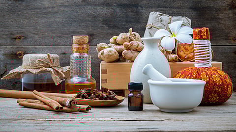 Ayurvedic ingredients  that is essential for hair care.