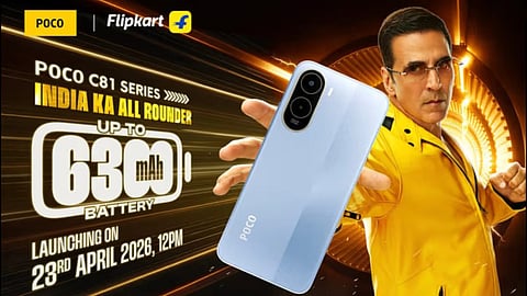 POCO C81 and C81x India launch brings large batteries, 4G support, and entry-level specs.