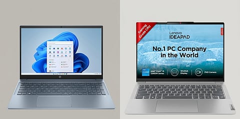 HP Pavilion 15 offers better display, Lenovo Slim 3 focuses on budget and portability.