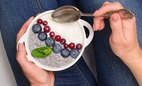Chia & Yogurt Bowl For Hair Health: Easy Recipe For Stronger Hair