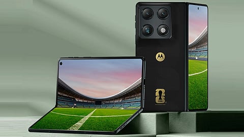 The Motorola Razr Fold comes as the company's first book-style foldable smartphone.