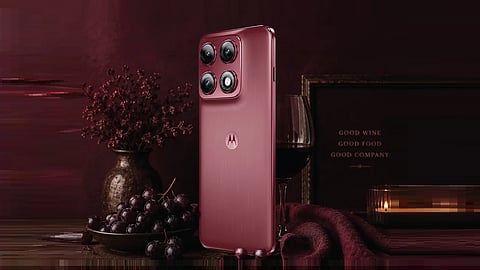 Motorola Edge 70 Pro+ India launch teaser showcasing Pantone colour options, and key camera highlights.