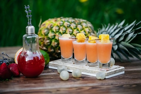 Guava and pineapple panna recipe