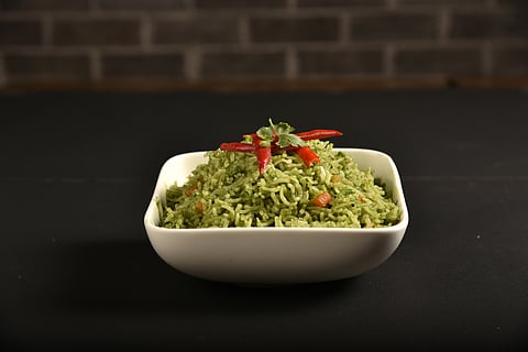 Maharashtrian style Thecha pulao recipe 