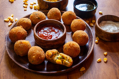 Cheese corn balls recipe 