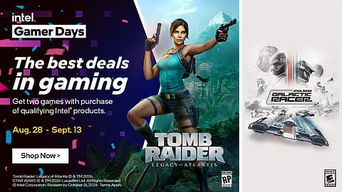 Intel Gamer Days Sale 2026 is live on Amazon and Flipkart until September 13.
