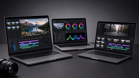 Lenovo LOQ, HP Smartchoice Victus and MSI Thin A15 laptops for video editing.