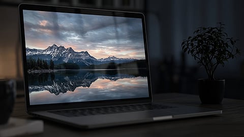 The Windows lock screen showing notifications, widgets and account details