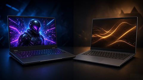 Gaming laptop and performance laptop compared for everyday work and gaming