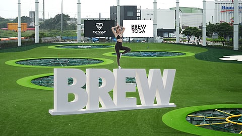 Brew Yoga x Topgolf Megacity