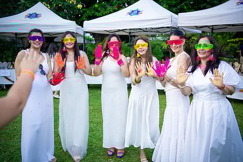 Members of the Bangkok Women's Club raised a toast in the spirit of Holi.