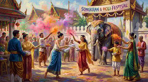 Holi Moli, It’s Songkran: How Thai-Indians Celebrate Both Festivals