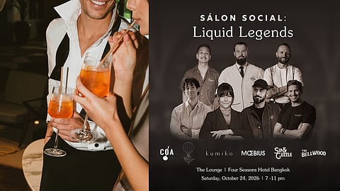 Sálon Social: Liquid Legends brings six world-leading bars to BKK Social Club, Bangkok.