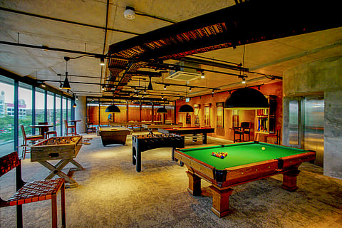 A peek into SEARA Sports Systems’ Brunswick Showroom, which is a study in sophisticated recreation