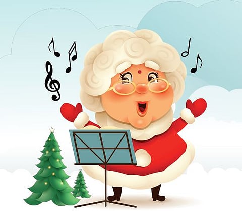 Sumati Huber Pens an Auntie Claus Christmas Carol