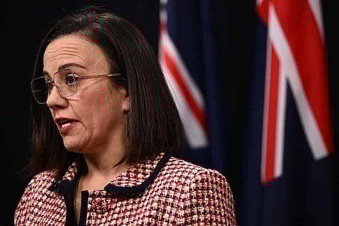 Victorian minister for children, Lizzie Blandthorn. Photograph: Joel Carrett/AAP