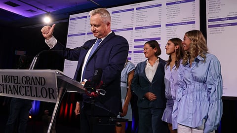  Tasmanian Premier Jeremy Rockliff has declared victory (Source: X)