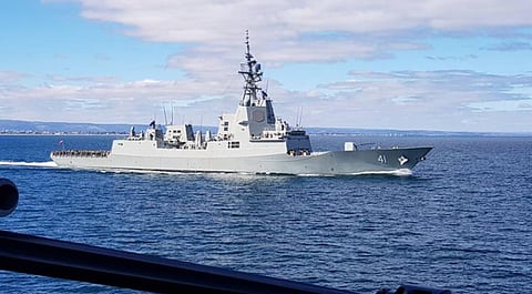 HMAS ബ്രിസ്ബേനിന്റെ ഒരു ചിത്രം