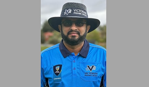 വിക്ടോറിയ പ്രീമിയർ ലീഗിൽ അംമ്പയറായി മാലയാളി