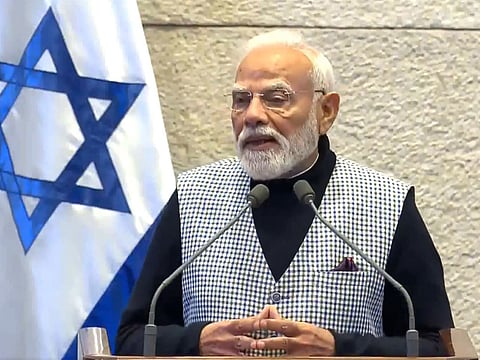 ഗാസ സമാധാന പദ്ധതിക്ക് പൂർണപിന്തുണയെന്ന് ഇസ്രയേൽ പാർലമെന്റിൽ മോദി