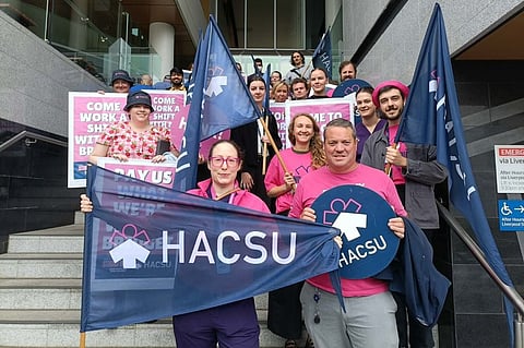 ശമ്പളം വെട്ടിക്കുറയ്ക്കുന്നു; റോയൽ ഹോബാർട്ട് ഹോസ്പിറ്റലിൽ ഫാർമസിസ്റ്റുകൾ ജോലി നിർത്തിവെച്ചു

